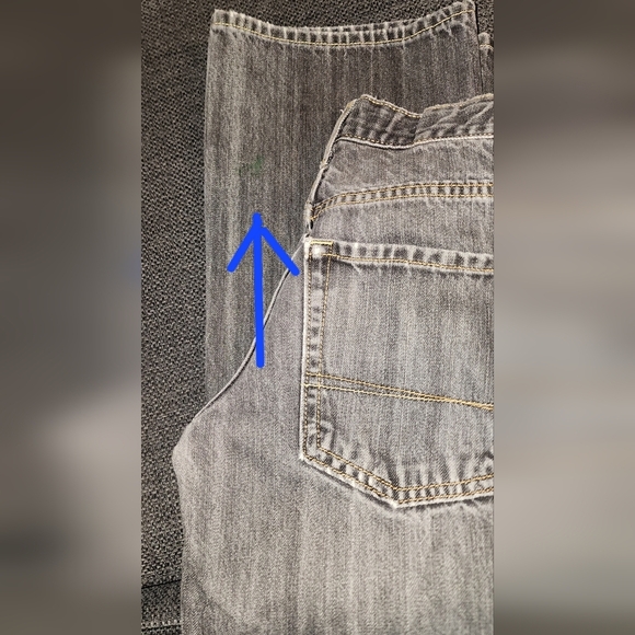 Boys 12 slim Old Navy Faded Black Bootcut Jeans - Picture 9 of 9